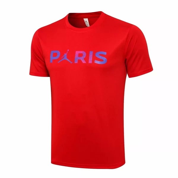 Trainingsshirt Paris Saint Germain 2021-22 Rote Lila Fussballtrikots Günstig